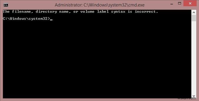 Cách khởi chạy Dấu nhắc lệnh quản trị viên trong Windows 8 File Explorer
