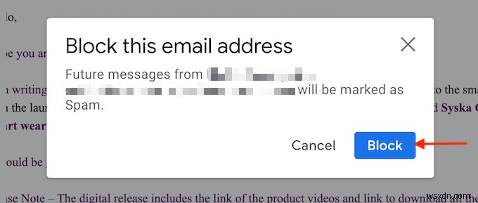 Cách chặn email trên Gmail 