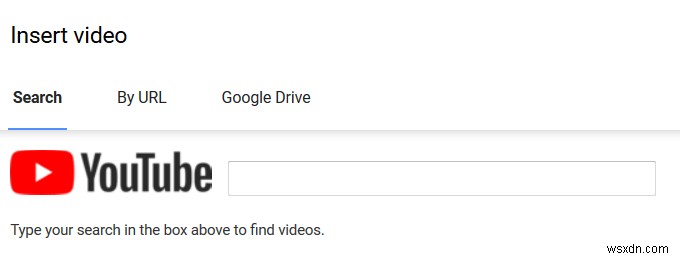 Cách nhúng Video vào Google Trang trình bày 