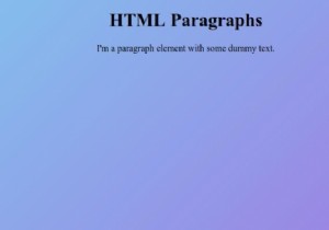 Đoạn văn HTML 