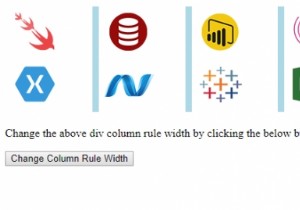 HTML DOM Style columnRuleWidth Thuộc tính 