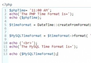 Chuyển đổi biến PHP “11:00 AM” sang định dạng thời gian MySQL? 