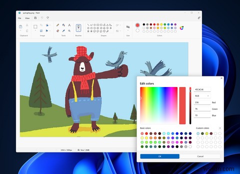 Microsoft cập nhật ứng dụng Paint cổ điển cho Windows 11:Đây là Whats mới 