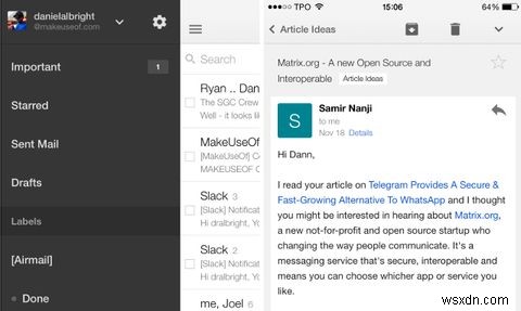 Gmail phù hợp trên iPhone của bạn:4 ứng dụng email thân thiện với Google 