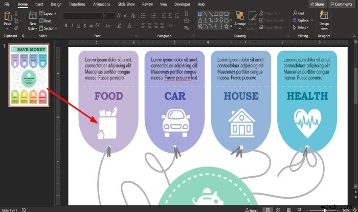 Làm thế nào để chèn Infographics trong PowerPoint? 