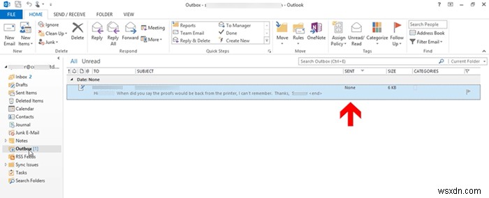 Cách gửi email bị kẹt trong Hộp thư đi của Microsoft Outlook 