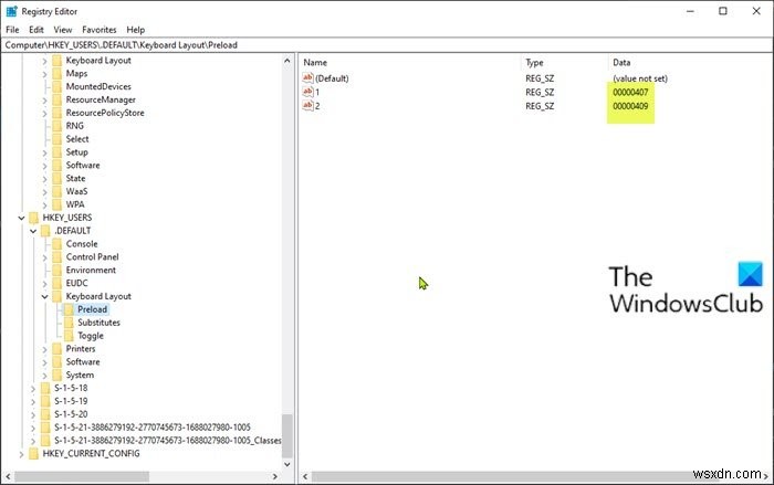 Không thể xóa bố cục Bàn phím trong Windows 11/10 
