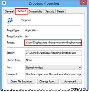 Xóa mục nhập Move to Dropbox khỏi Menu ngữ cảnh trong Windows 