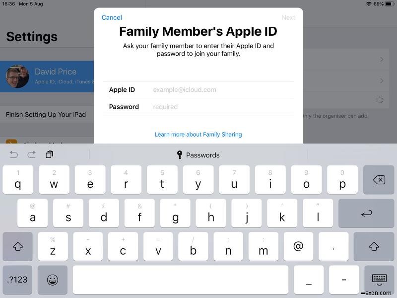 Cách thiết lập Chia sẻ trong gia đình trên iPad, iPhone và Mac 