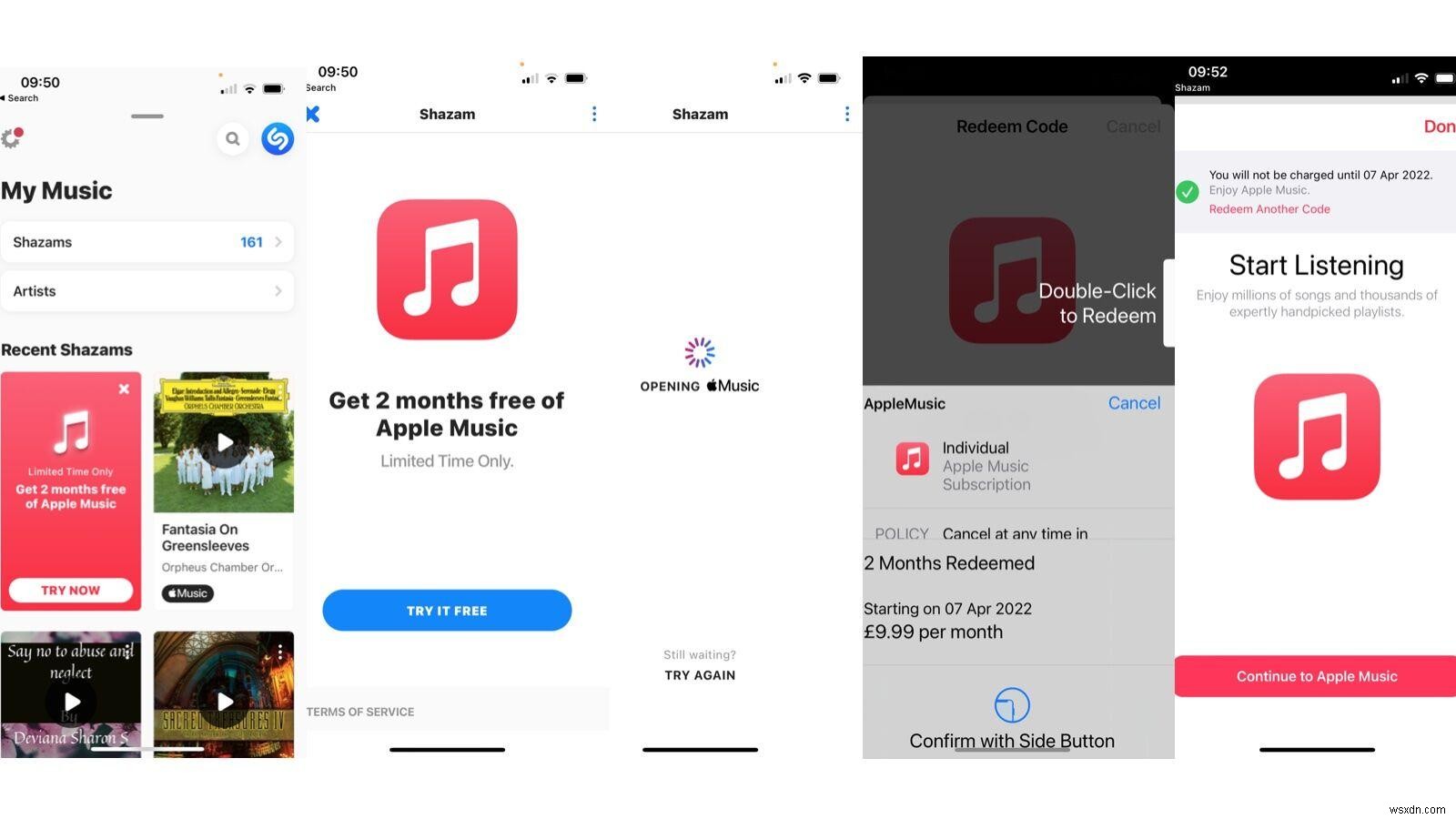 Nhận hai tháng Apple Music miễn phí với Shazam 
