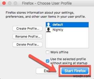 Cách chạy đồng thời Firefox Quantum và Firefox hàng đêm 