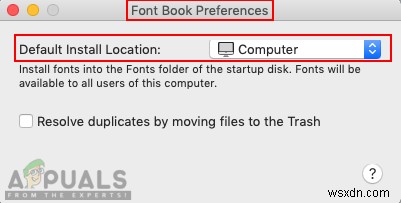 Cách cài đặt Phông chữ trên macOS 