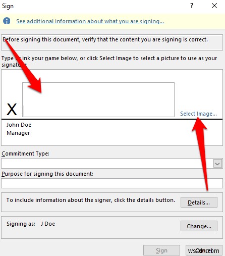 Cách chèn chữ ký vào tài liệu Microsoft Word