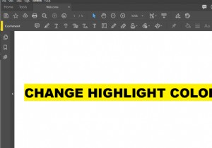 Cách thay đổi màu tô sáng trong Adobe Acrobat Reader