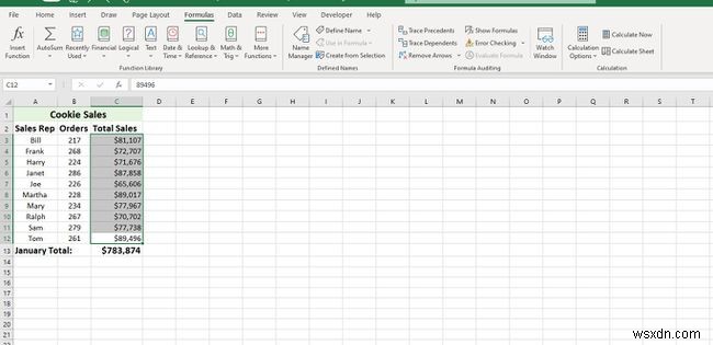 Cách xác định và chỉnh sửa phạm vi có tên trong Excel