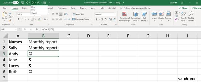 Cách sử dụng Undo, Redo và Repeat trong Excel