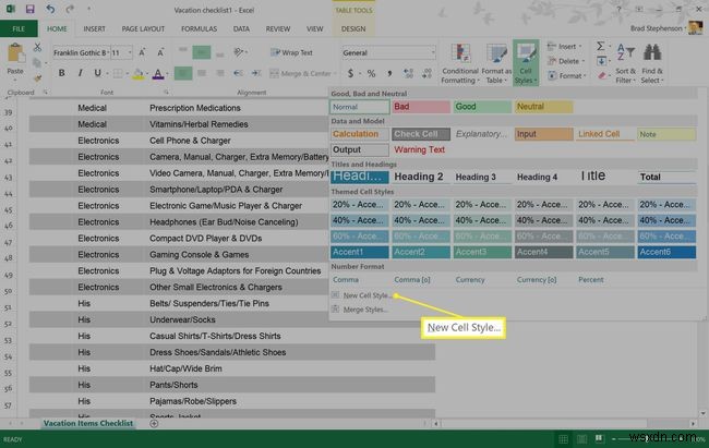 Cách tô màu (Highlight) trong Excel