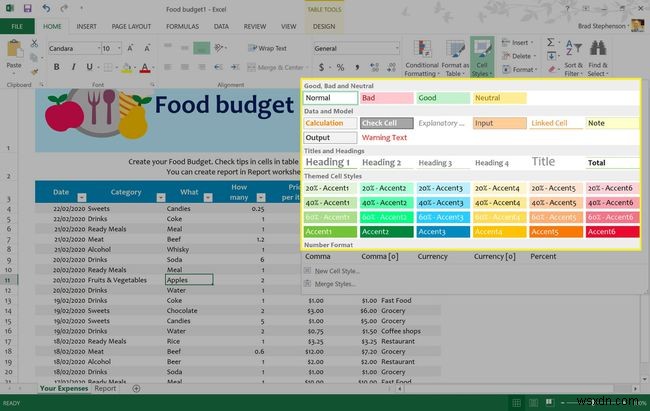 Cách tô màu (Highlight) trong Excel