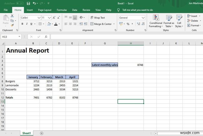 Cách sử dụng hàm INDIRECT trong Excel