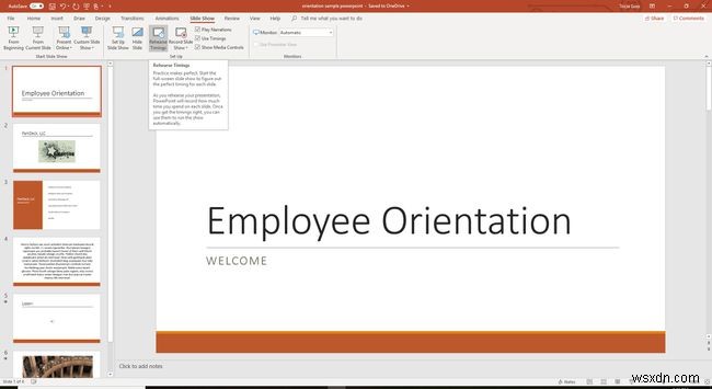 Cách lặp lại bài trình chiếu Slide PowerPoint