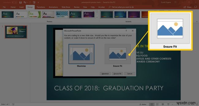 Cách tạo Poster trong PowerPoint