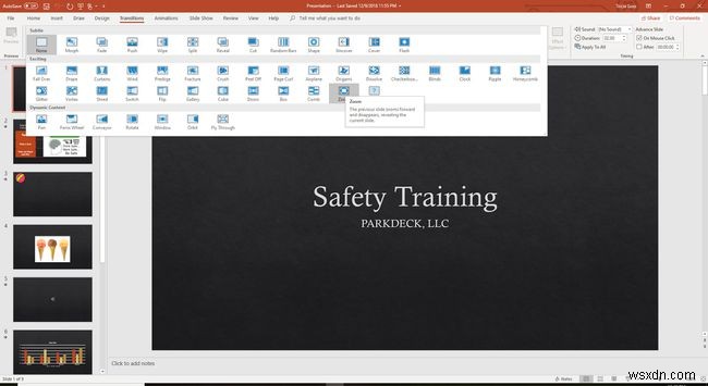 Tận Dụng Tối Đa Các Tùy Chuyển Slide Trong PowerPoint