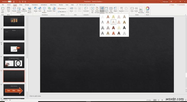 Cách Sử Dụng Văn Bản Cong Trong PowerPoint