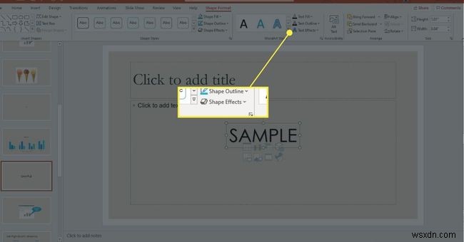 Cách Sử Dụng Văn Bản Cong Trong PowerPoint
