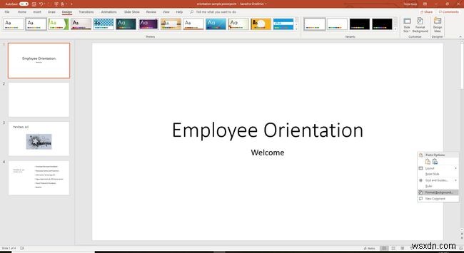 Cách Thêm Hình Nền Cho Slide PowerPoint