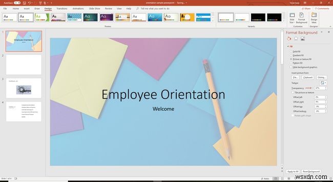 Cách Thêm Hình Nền Cho Slide PowerPoint
