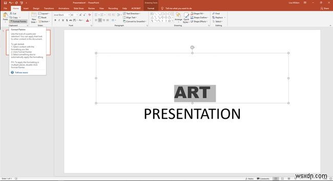 Cách Định Dạng Văn Bản Với Công Cụ Sơn Định Dạng (Format Painter) Trong PowerPoint