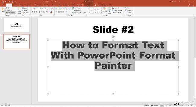 Cách Định Dạng Văn Bản Với Công Cụ Sơn Định Dạng (Format Painter) Trong PowerPoint