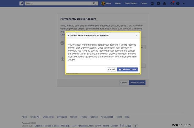 Cách Xóa Vĩnh Viễn Tài Khoản Facebook