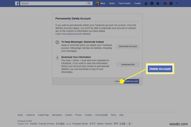 Cách Xóa Vĩnh Viễn Tài Khoản Facebook