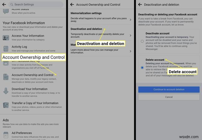 Cách Xóa Tài Khoản Facebook Trên Android