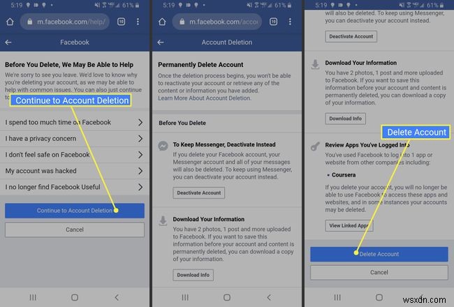 Cách Xóa Tài Khoản Facebook Trên Android