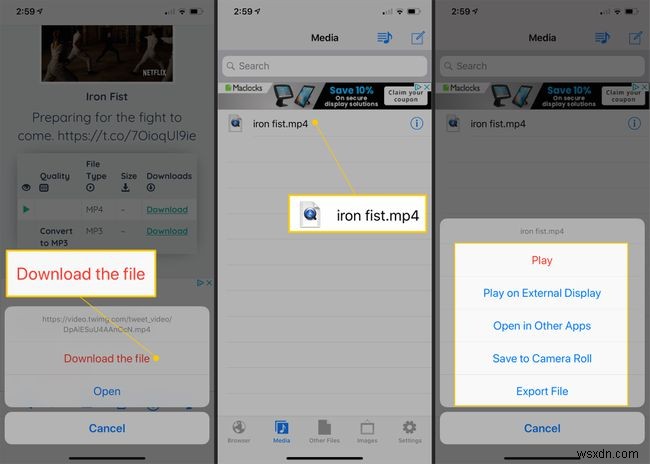 Cách tải video từ Twitter về máy tính, Android và iPhone