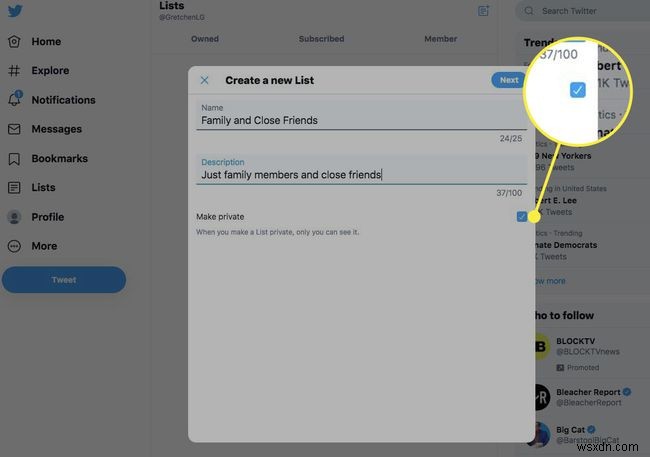 Cách tạo và quản lý Danh sách (Twitter Lists) trên Twitter