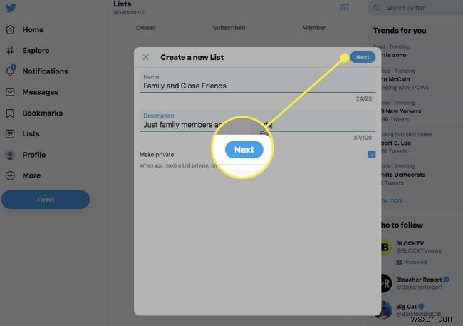 Cách tạo và quản lý Danh sách (Twitter Lists) trên Twitter