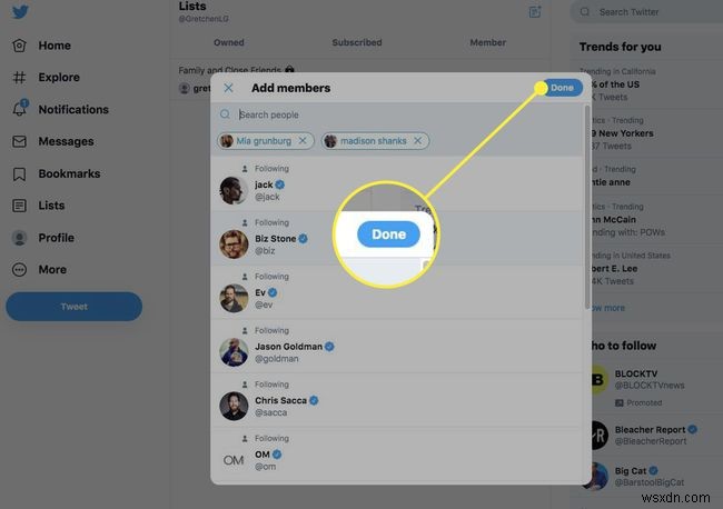 Cách tạo và quản lý Danh sách (Twitter Lists) trên Twitter