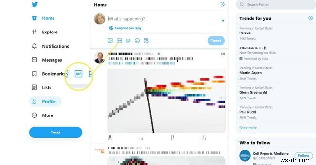 Cách đăng GIF trên Twitter