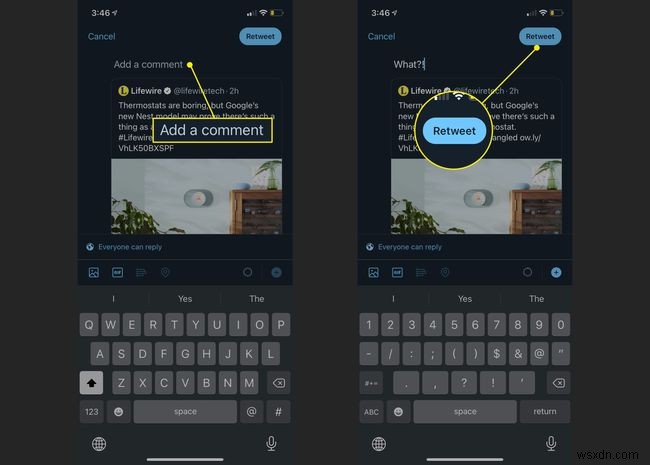 Cách Quote Tweet (Retweet kèm bình luận) trên Twitter