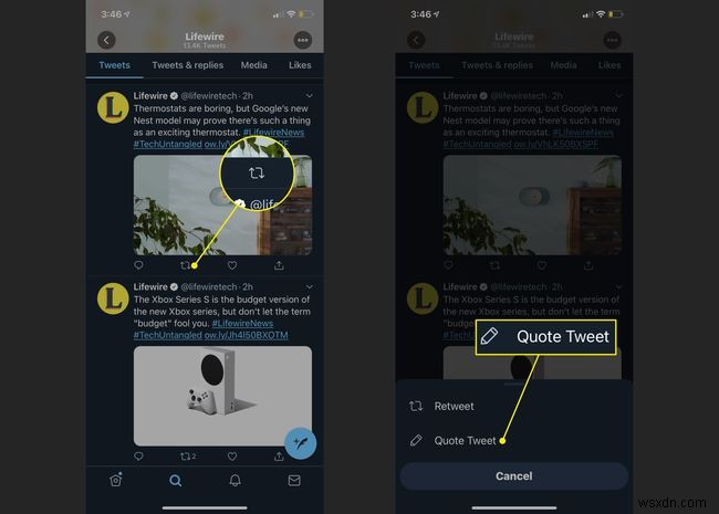 Cách Quote Tweet (Retweet kèm bình luận) trên Twitter