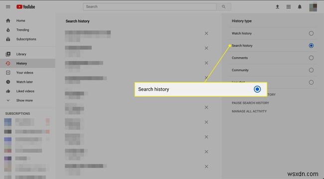 Cách xóa lịch sử tìm kiếm YouTube trên trình duyệt và ứng dụng