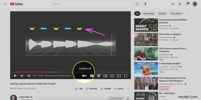 Cách tắt tự động phát tiếp theo (Autoplay) trên YouTube