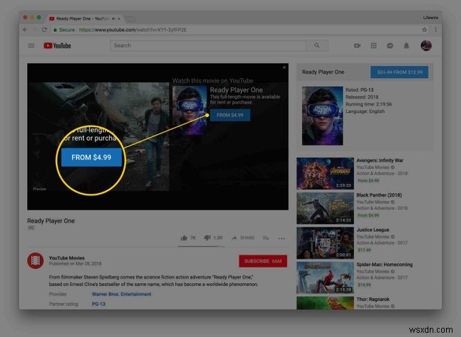 Cách thuê hoặc mua phim trên YouTube: Hướng dẫn từng bước