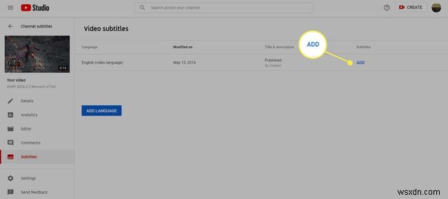Cách thêm phụ đề vào video YouTube