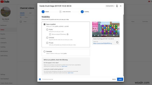 Cách giữ video YouTube riêng tư (Private, Unlisted, Public)