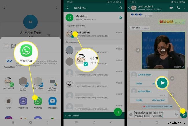 Cách chia sẻ danh bạ trên WhatsApp (iPhone và Android)