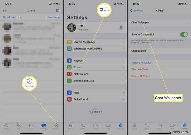 Cách đổi nền chat (background) trên WhatsApp